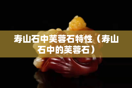 壽山石中芙蓉石特性（壽山石中的芙蓉石）