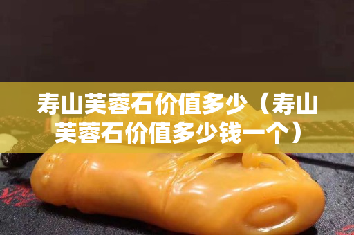 壽山芙蓉石價值多少（壽山芙蓉石價值多少錢一個）