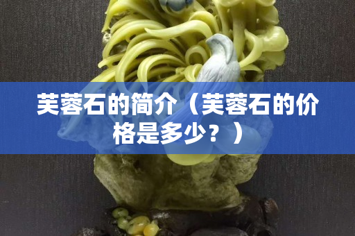 芙蓉石的簡介（芙蓉石的價格是多少？）