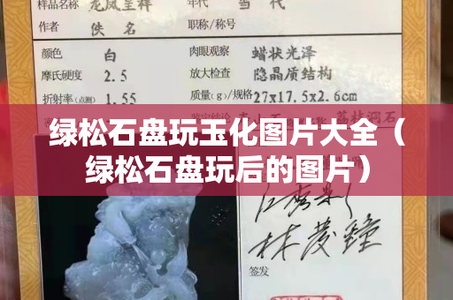 綠松石盤玩玉化圖片大全（綠松石盤玩后的圖片）