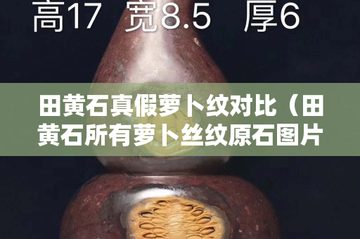 田黃石真假蘿卜紋對比（田黃石所有蘿卜絲紋原石圖片）