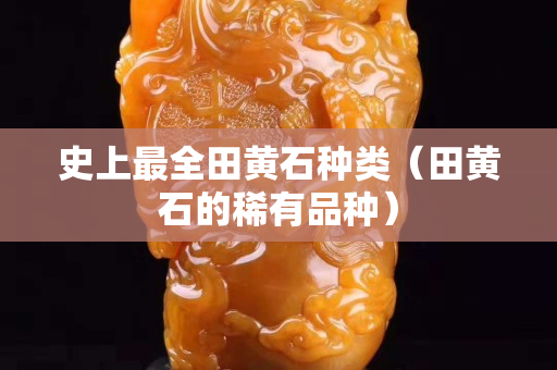 史上最全田黃石種類（田黃石的稀有品種）