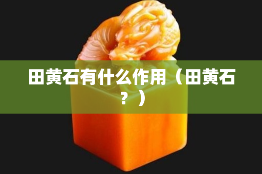 田黃石有什么作用（田黃石？）