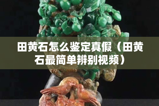 田黃石怎么鑒定真假（田黃石最簡單辨別視頻）