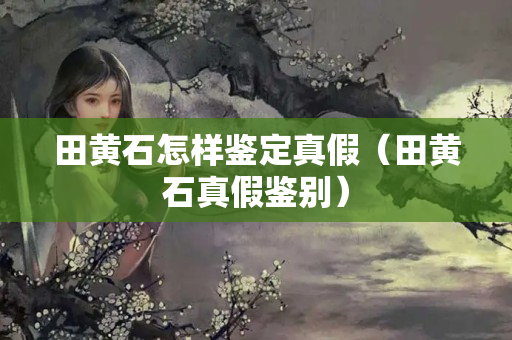田黃石怎樣鑒定真假（田黃石真假鑒別）