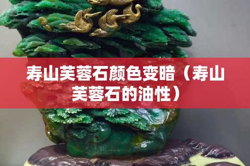 壽山芙蓉石顏色變暗（壽山芙蓉石的油性）