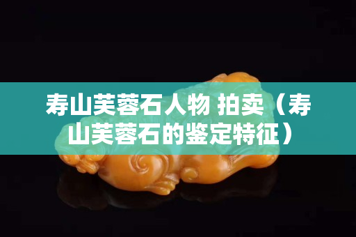 壽山芙蓉石人物 拍賣（壽山芙蓉石的鑒定特征）