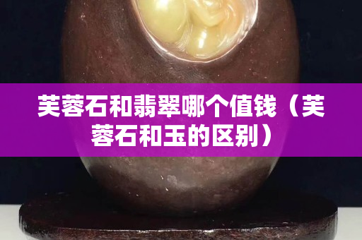 芙蓉石和翡翠哪個值錢（芙蓉石和玉的區別）