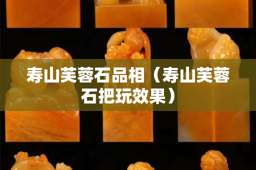 壽山芙蓉石品相（壽山芙蓉石把玩效果）