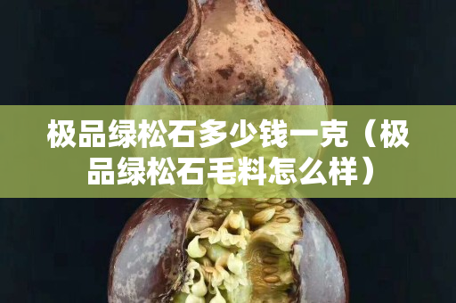 極品綠松石多少錢一克（極品綠松石毛料怎么樣）