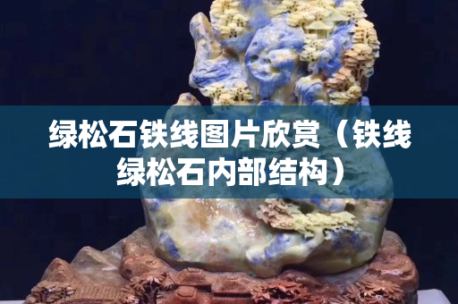 綠松石鐵線圖片欣賞（鐵線綠松石內(nèi)部結(jié)構(gòu)）