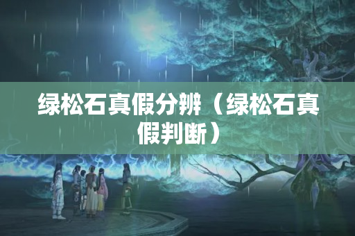 綠松石真假分辨（綠松石真假判斷）