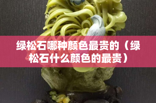 綠松石哪種顏色最貴的（綠松石什么顏色的最貴）