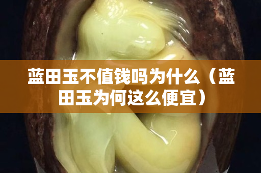藍田玉不值錢嗎為什么（藍田玉為何這么便宜）