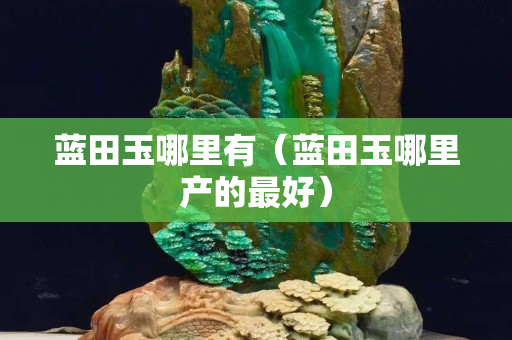 藍田玉哪里有（藍田玉哪里產(chǎn)的最好）