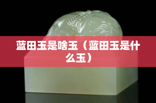 藍田玉是啥玉（藍田玉是什么玉）