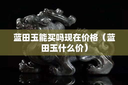 藍田玉能買嗎現(xiàn)在價格（藍田玉什么價）
