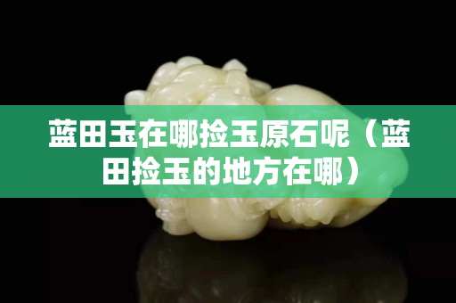 藍田玉在哪撿玉原石呢（藍田撿玉的地方在哪）