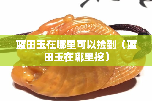 藍田玉在哪里可以撿到（藍田玉在哪里挖）