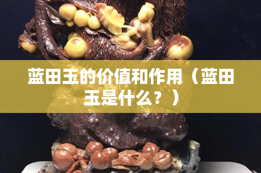 藍田玉的價值和作用（藍田玉是什么？）