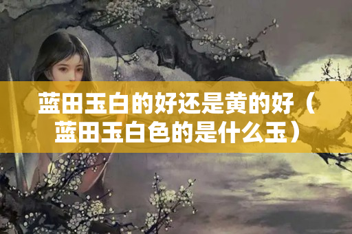 藍田玉白的好還是黃的好（藍田玉白色的是什么玉）