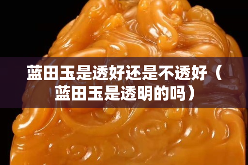 藍田玉是透好還是不透好（藍田玉是透明的嗎）