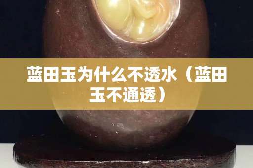 藍(lán)田玉為什么不透水（藍(lán)田玉不通透）