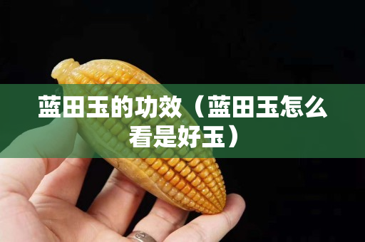 藍田玉的功效（藍田玉怎么看是好玉）