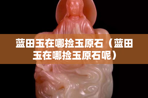 藍田玉在哪撿玉原石（藍田玉在哪撿玉原石呢）