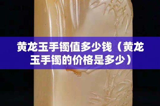 黃龍玉手鐲值多少錢（黃龍玉手鐲的價格是多少）