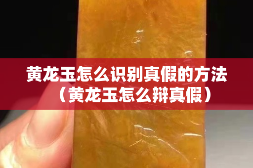 黃龍玉怎么識別真假的方法（黃龍玉怎么辯真假）