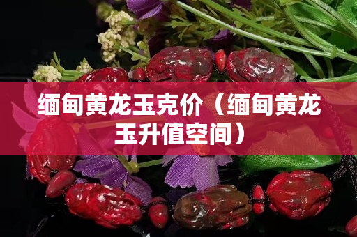緬甸黃龍玉克價（緬甸黃龍玉升值空間）