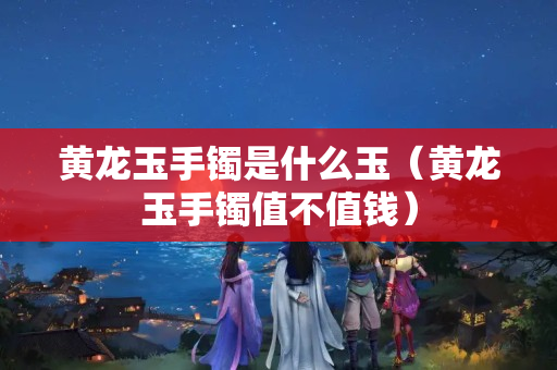 黃龍玉手鐲是什么玉（黃龍玉手鐲值不值錢）