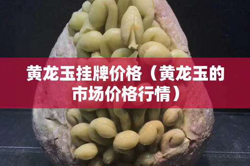 黃龍玉掛牌價格（黃龍玉的市場價格行情）