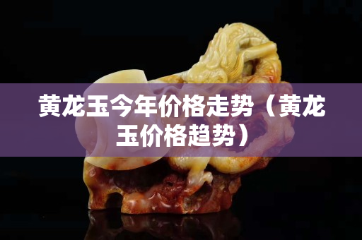黃龍玉今年價格走勢（黃龍玉價格趨勢）