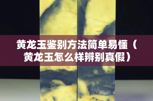 黃龍玉鑒別方法簡(jiǎn)單易懂（黃龍玉怎么樣辨別真假）