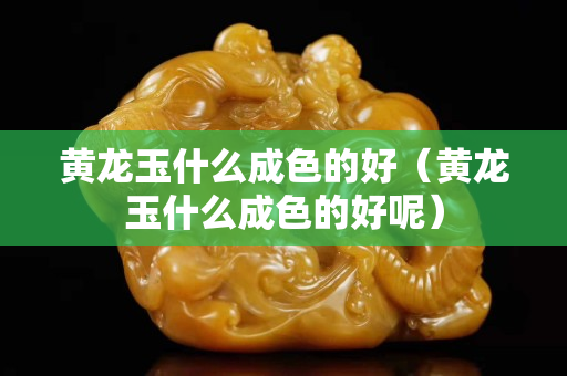 黃龍玉什么成色的好（黃龍玉什么成色的好呢）