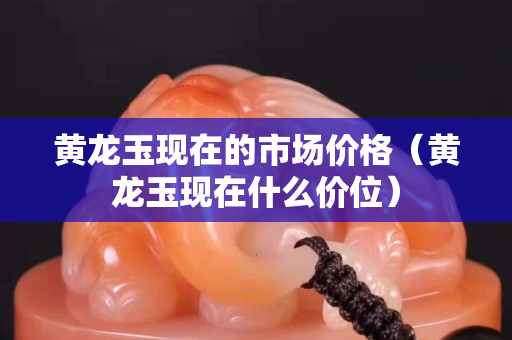 黃龍玉現在的市場價格（黃龍玉現在什么價位）