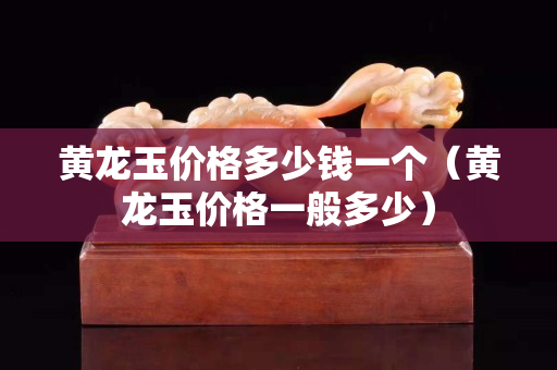 黃龍玉價格多少錢一個（黃龍玉價格一般多少）