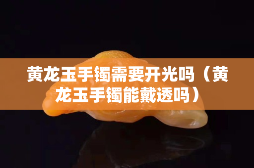 黃龍玉手鐲需要開光嗎（黃龍玉手鐲能戴透嗎）
