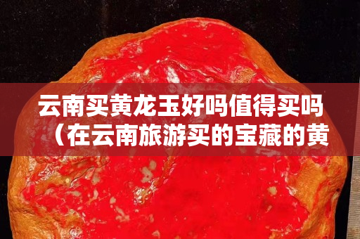云南買黃龍玉好嗎值得買嗎（在云南旅游買的寶藏的黃龍玉真的假的）