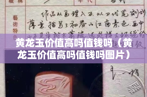 黃龍玉價(jià)值高嗎值錢(qián)嗎（黃龍玉價(jià)值高嗎值錢(qián)嗎圖片）