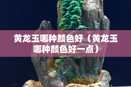 黃龍玉哪種顏色好（黃龍玉哪種顏色好一點(diǎn)）