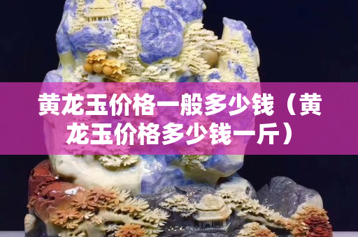 黃龍玉價格一般多少錢（黃龍玉價格多少錢一斤）