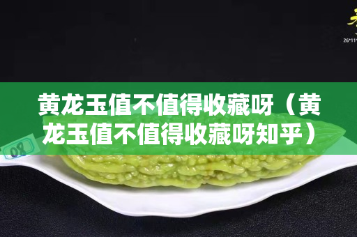 黃龍玉值不值得收藏呀（黃龍玉值不值得收藏呀知乎）