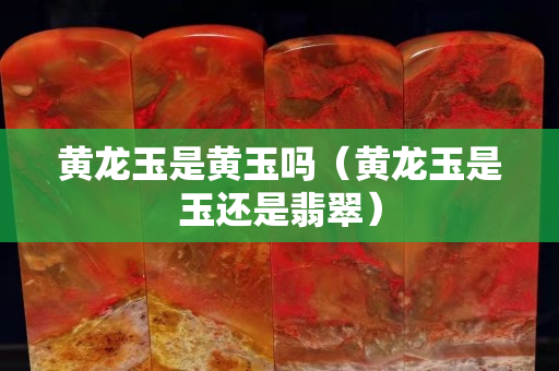 黃龍玉是黃玉嗎（黃龍玉是玉還是翡翠）