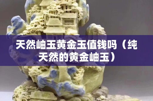 天然岫玉黃金玉值錢嗎（純天然的黃金岫玉）