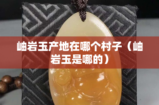 岫巖玉產地在哪個村子（岫巖玉是哪的）