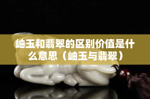 岫玉和翡翠的區別價值是什么意思（岫玉與翡翠）