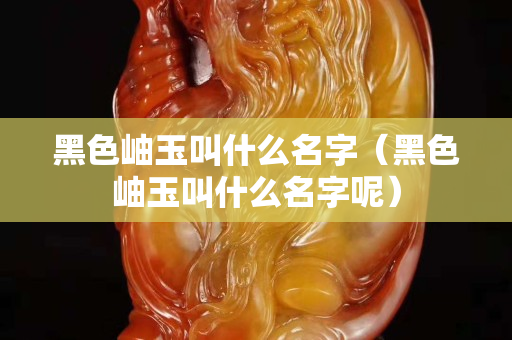黑色岫玉叫什么名字（黑色岫玉叫什么名字呢）